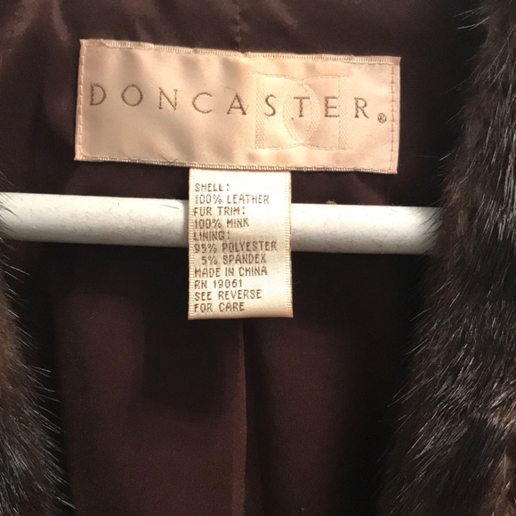 Doncaster suede jacket with mink trim - Picture 2 of 6